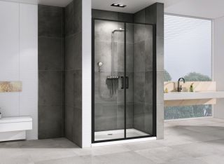 Душевая дверь ABBER Sonnenstrand 100см чёрный AG04100BC